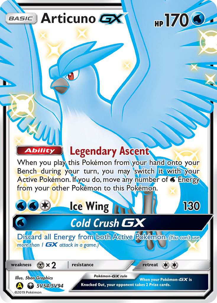 Articuno-GX — illustrated card