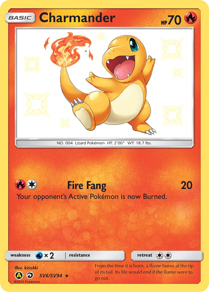 Charmander — illustrated card