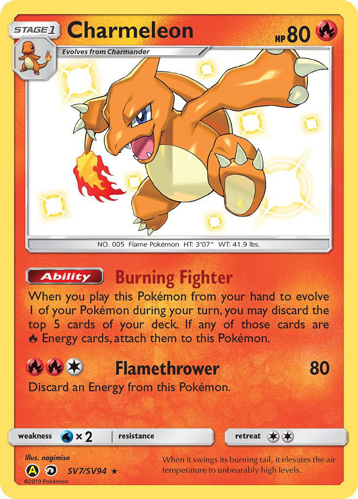Charmeleon — illustrated card