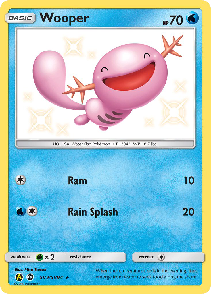 Wooper — illustrated card