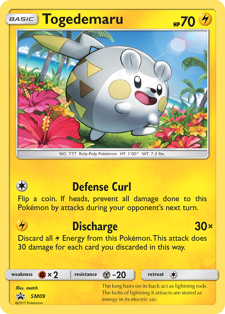 Togedemaru — illustrated card