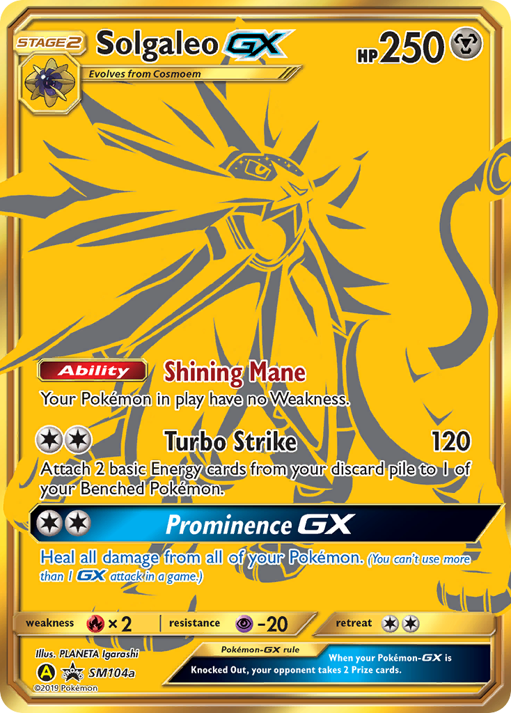 Solgaleo-GX — illustrated card