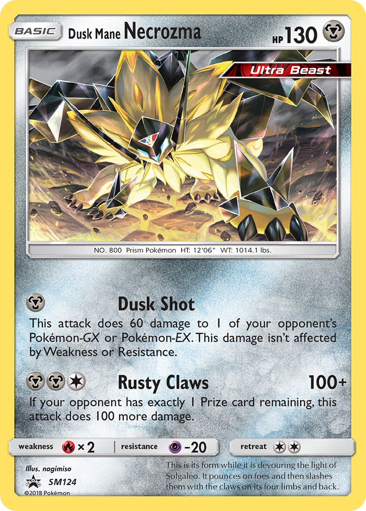 Dusk Mane Necrozma — illustrated card