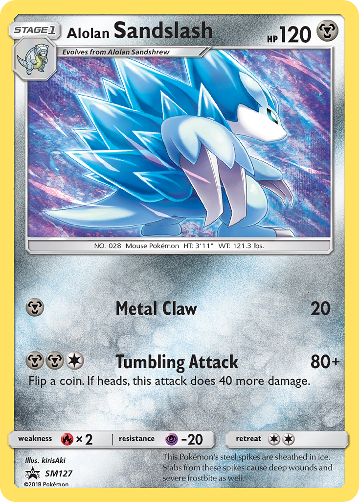 Alolan Sandslash — illustrated card