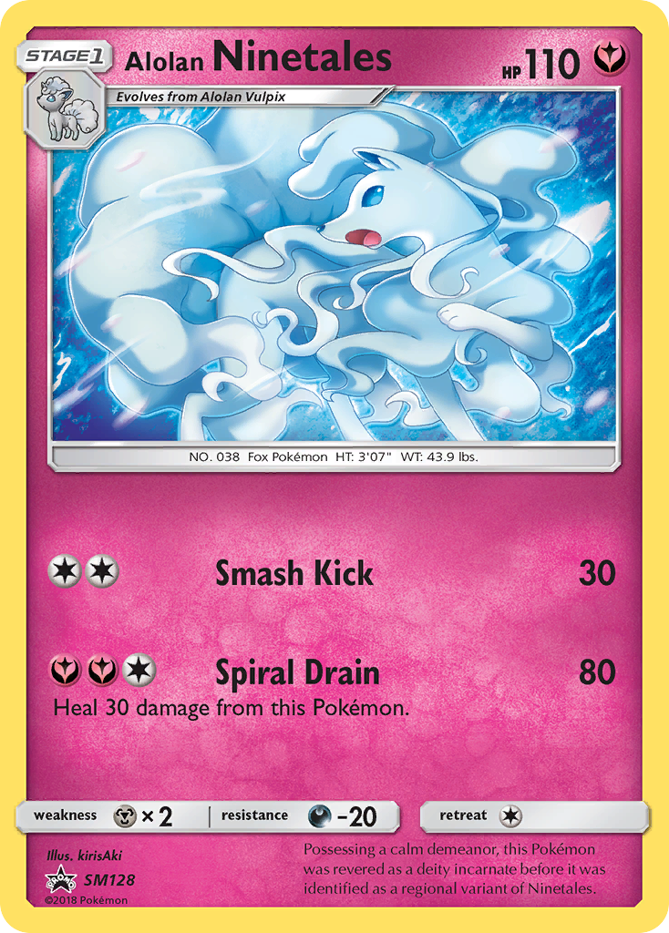 Alolan Ninetales — illustrated card