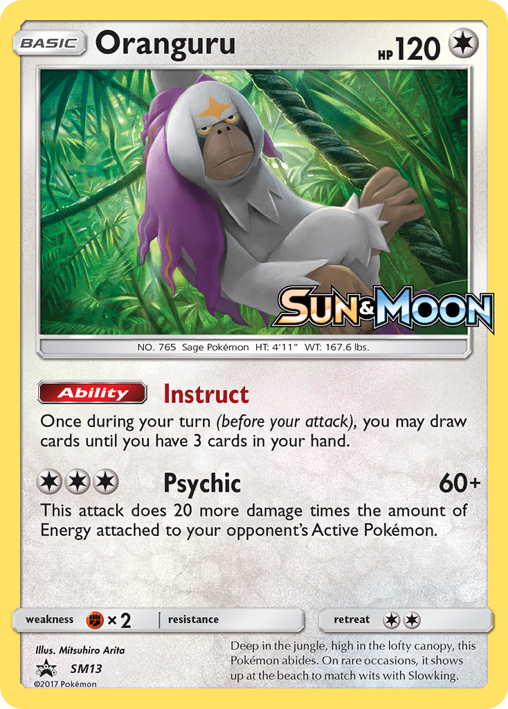 Oranguru — illustrated card