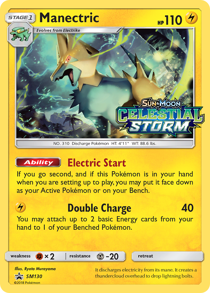 Manectric — illustrated card