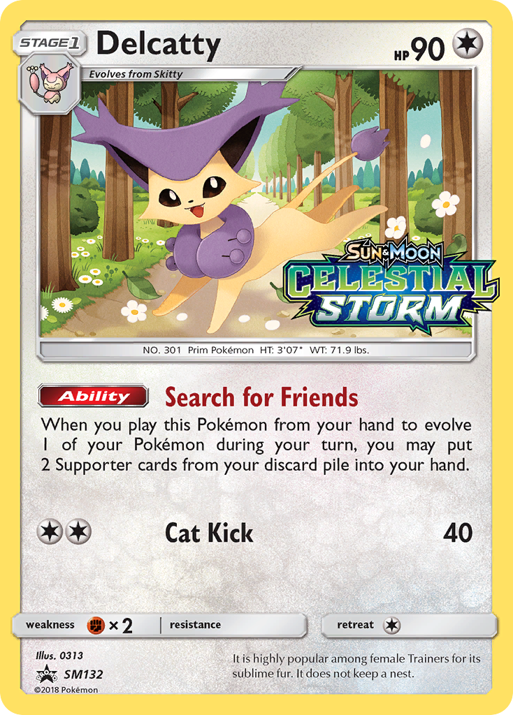 Delcatty — illustrated card
