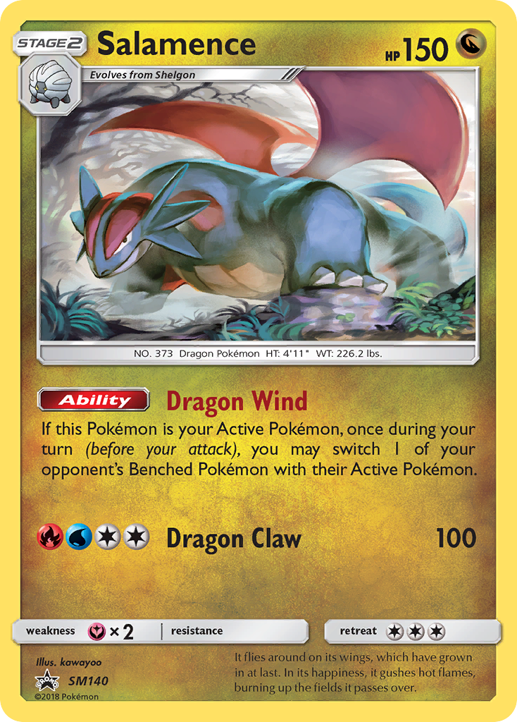 Salamence — illustrated card