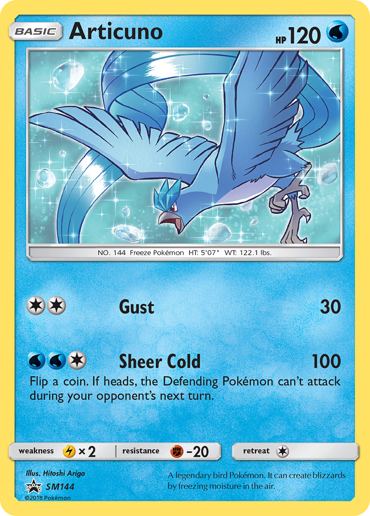Articuno — illustrated card