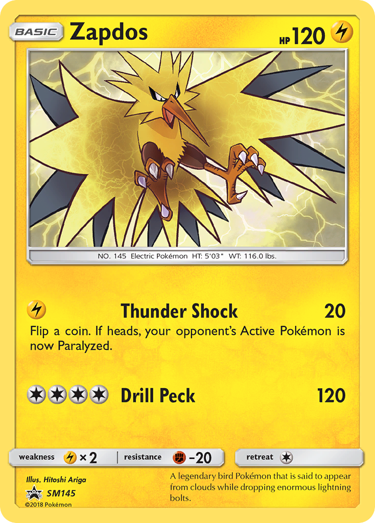 Zapdos — illustrated card