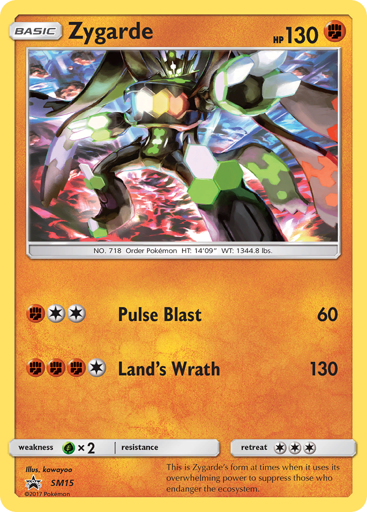 Zygarde — illustrated card