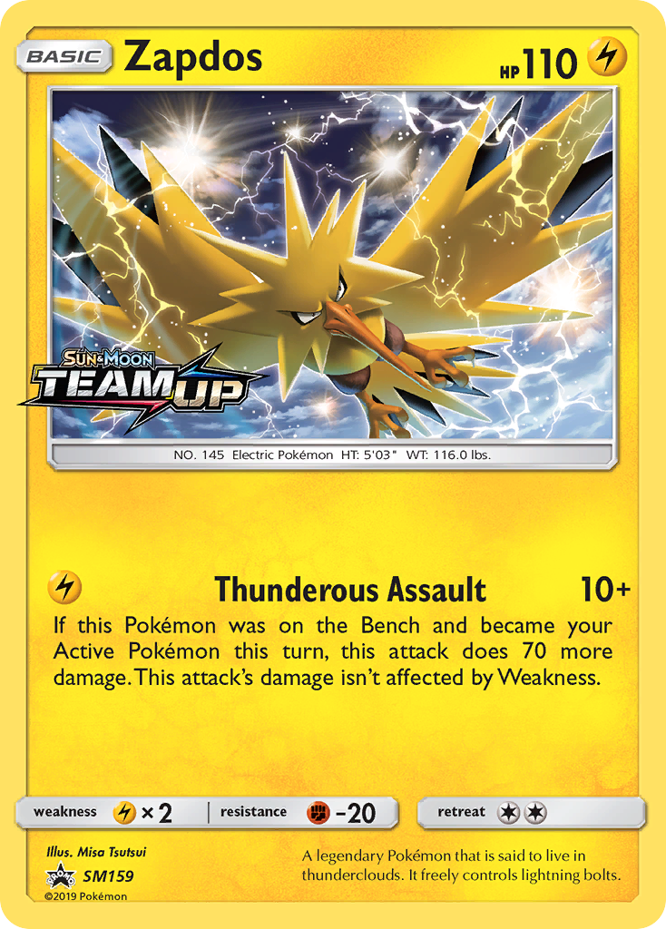 Zapdos — illustrated card