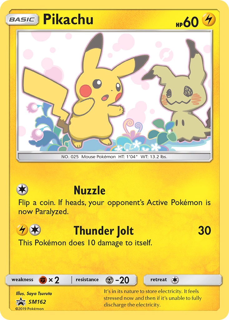 Pikachu — illustrated card