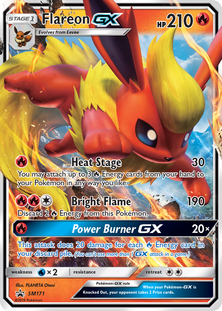 Flareon-GX — illustrated card