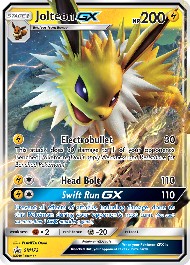 Jolteon-GX — illustrated card