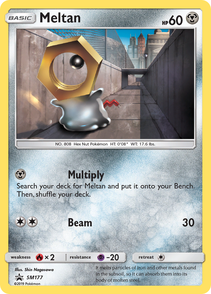Meltan — illustrated card