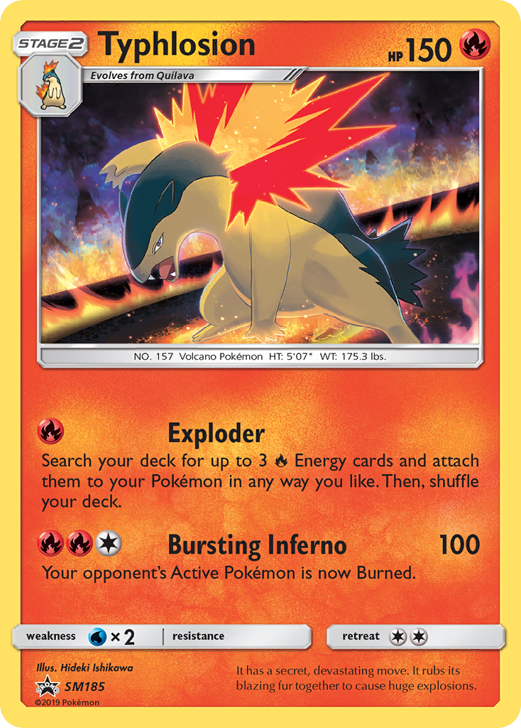 Typhlosion — illustrated card