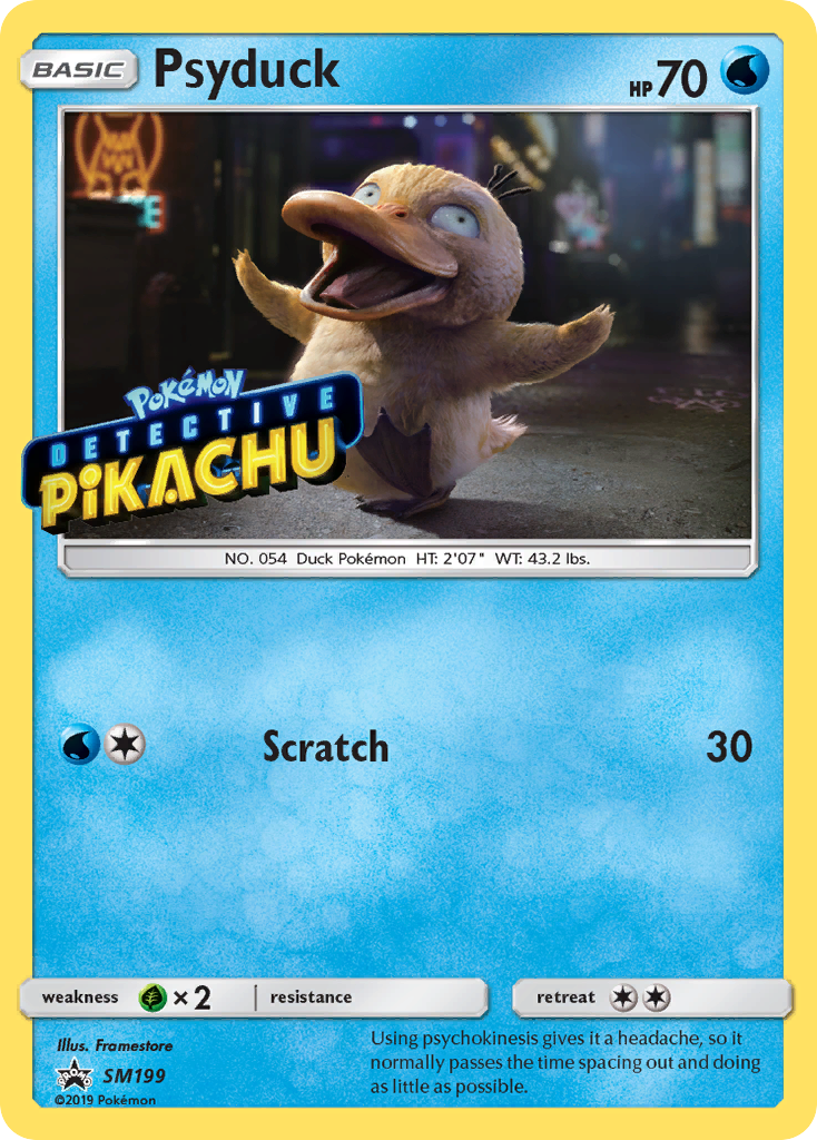 Psyduck — illustrated card