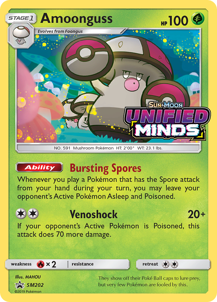 Amoonguss — illustrated card