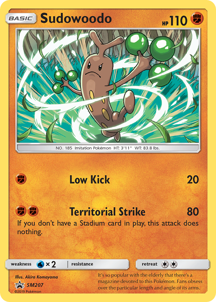 Sudowoodo — illustrated card