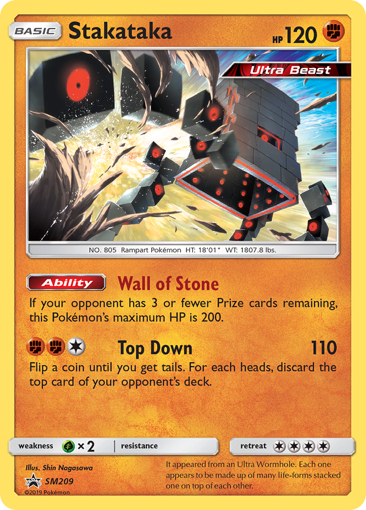 Stakataka — illustrated card