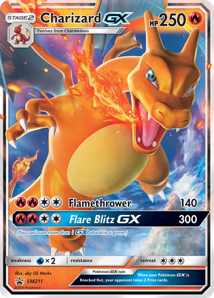 Charizard-GX — illustrated card