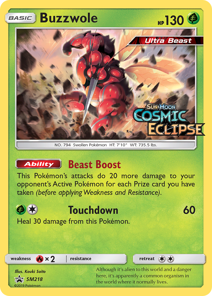 Buzzwole — illustrated card