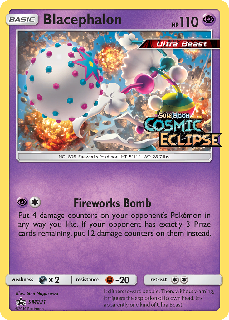 Blacephalon — illustrated card