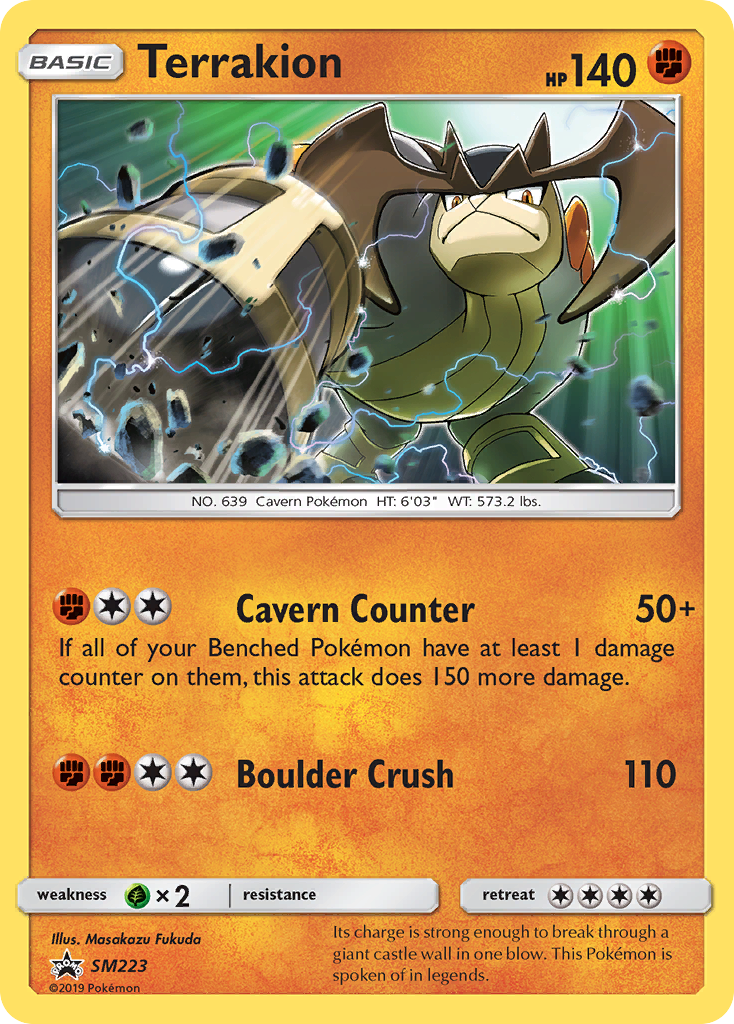 Terrakion — illustrated card