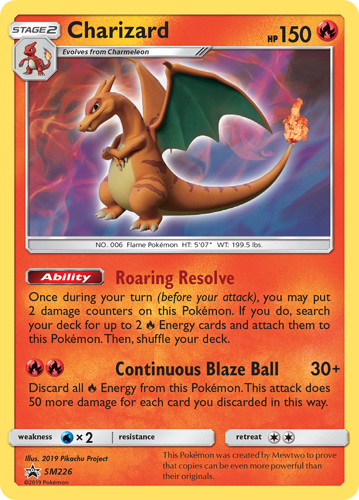 Charizard — illustrated card