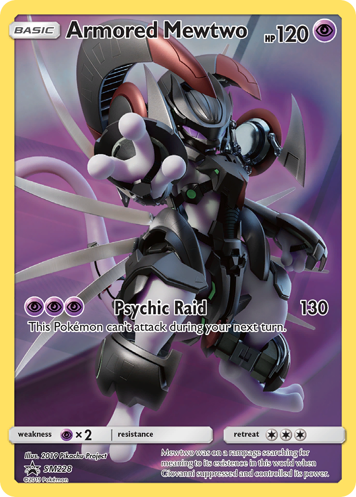 Armored Mewtwo — illustrated card