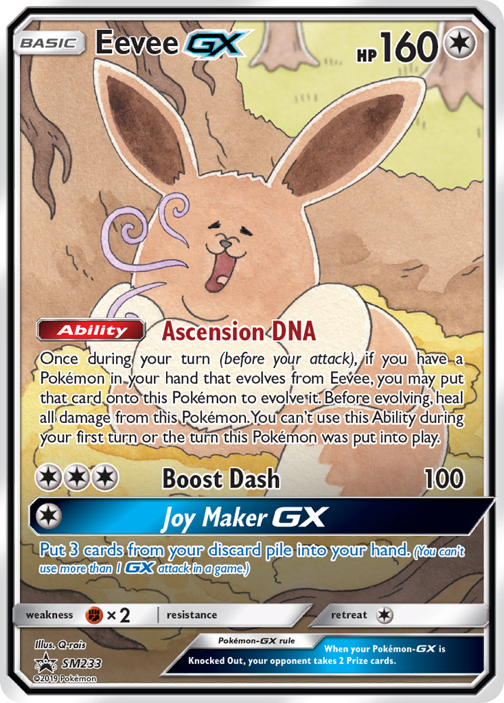 Eevee-GX — illustrated card