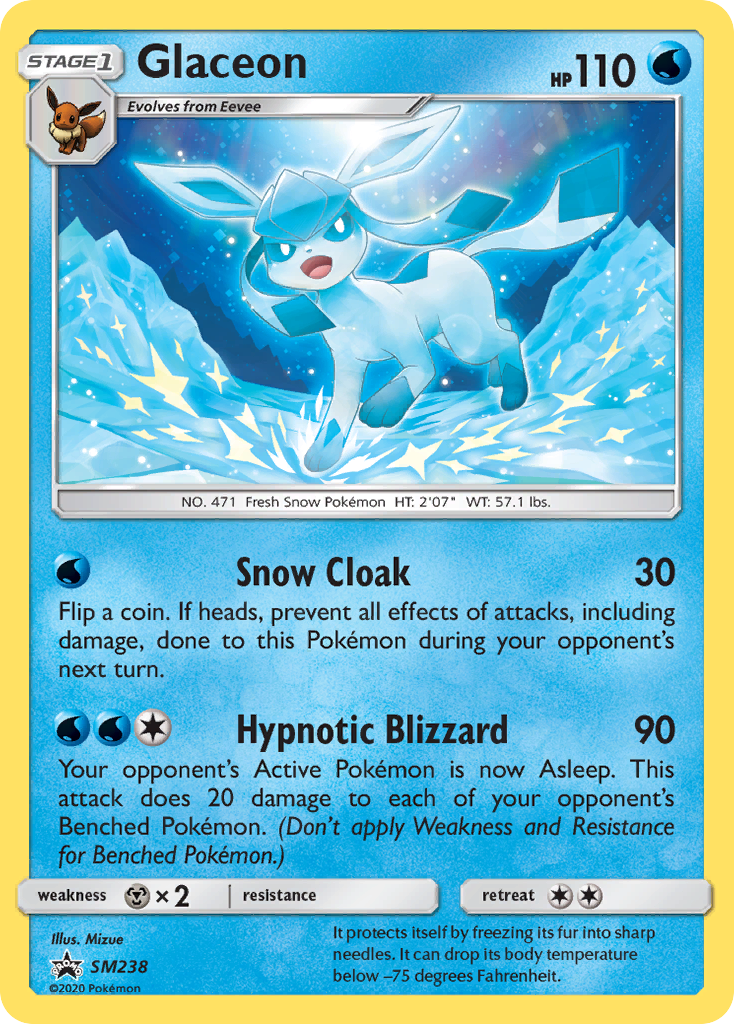 Glaceon — illustrated card