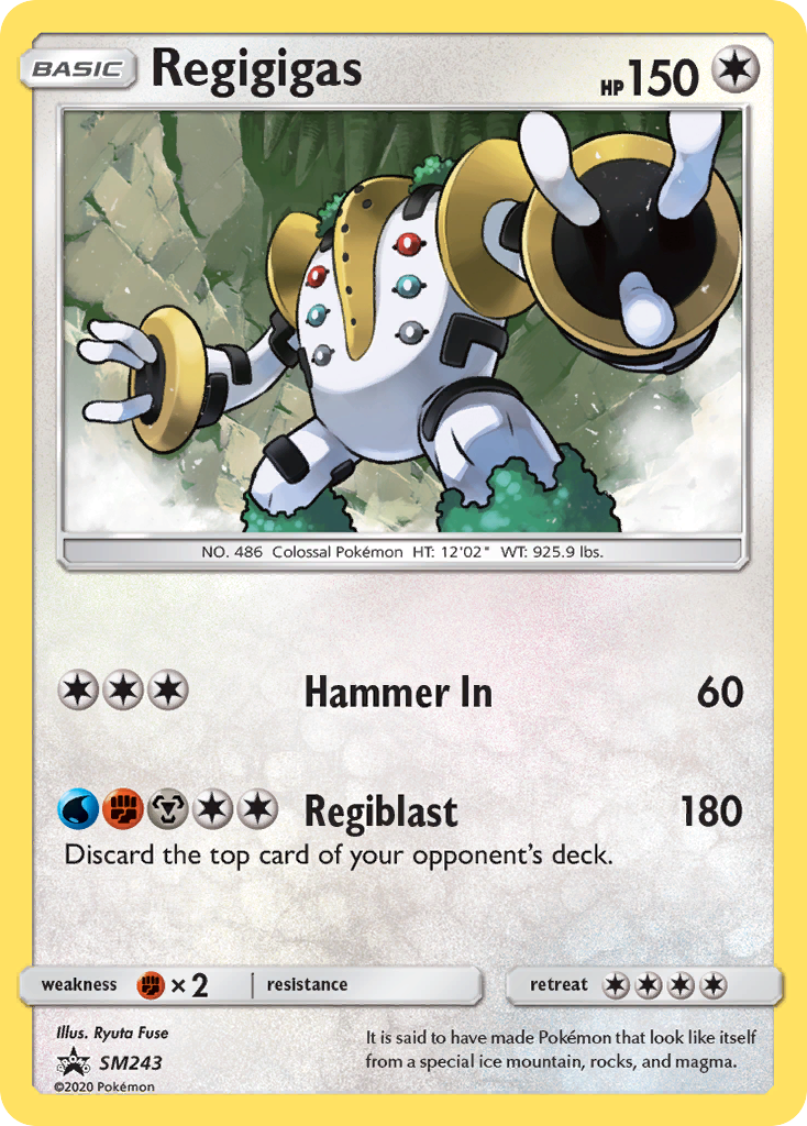 Regigigas — illustrated card