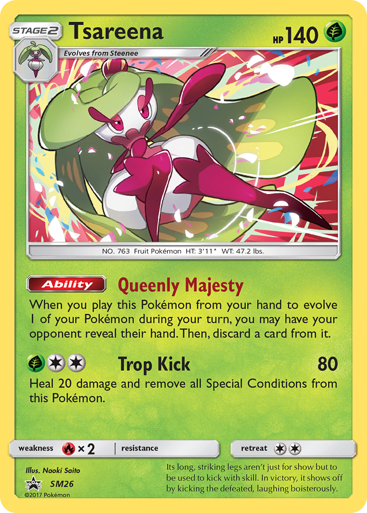 Tsareena — illustrated card