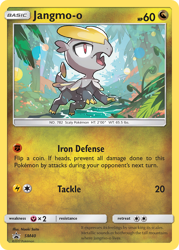 Jangmo-o — illustrated card