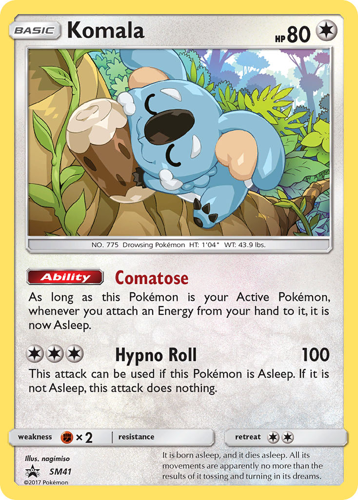Komala — illustrated card