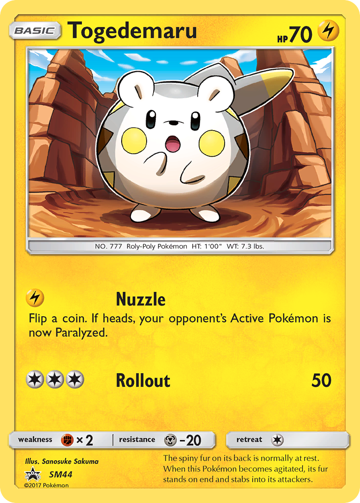Togedemaru — illustrated card