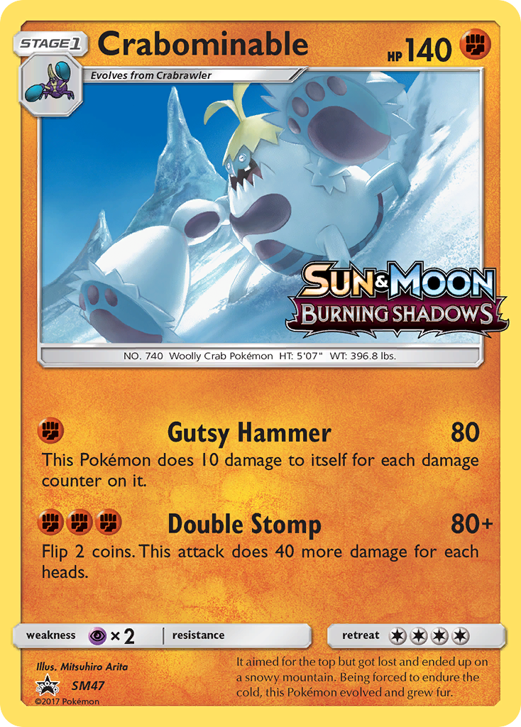 Crabominable — illustrated card