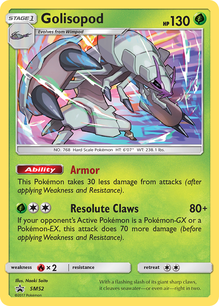 Golisopod — illustrated card