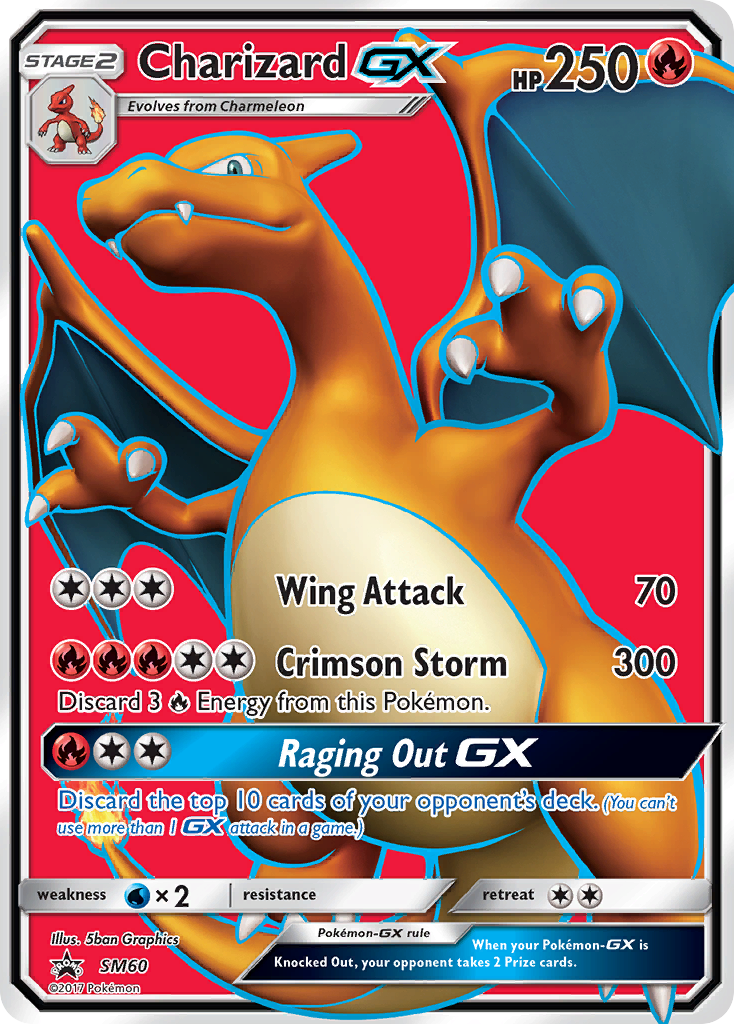 Charizard-GX — illustrated card