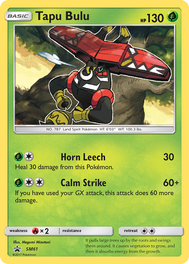 Tapu Bulu — illustrated card
