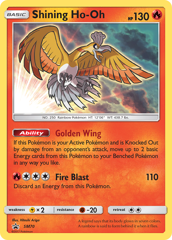 Shining Ho-Oh — illustrated card
