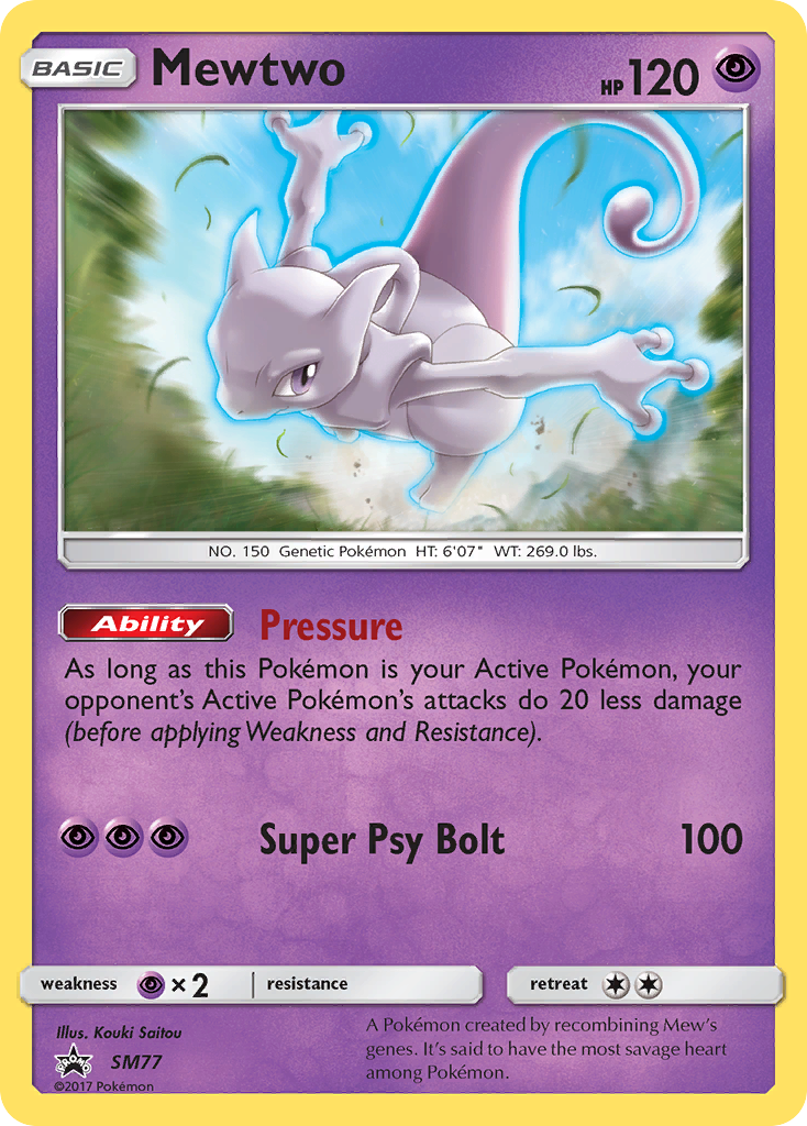Mewtwo — illustrated card