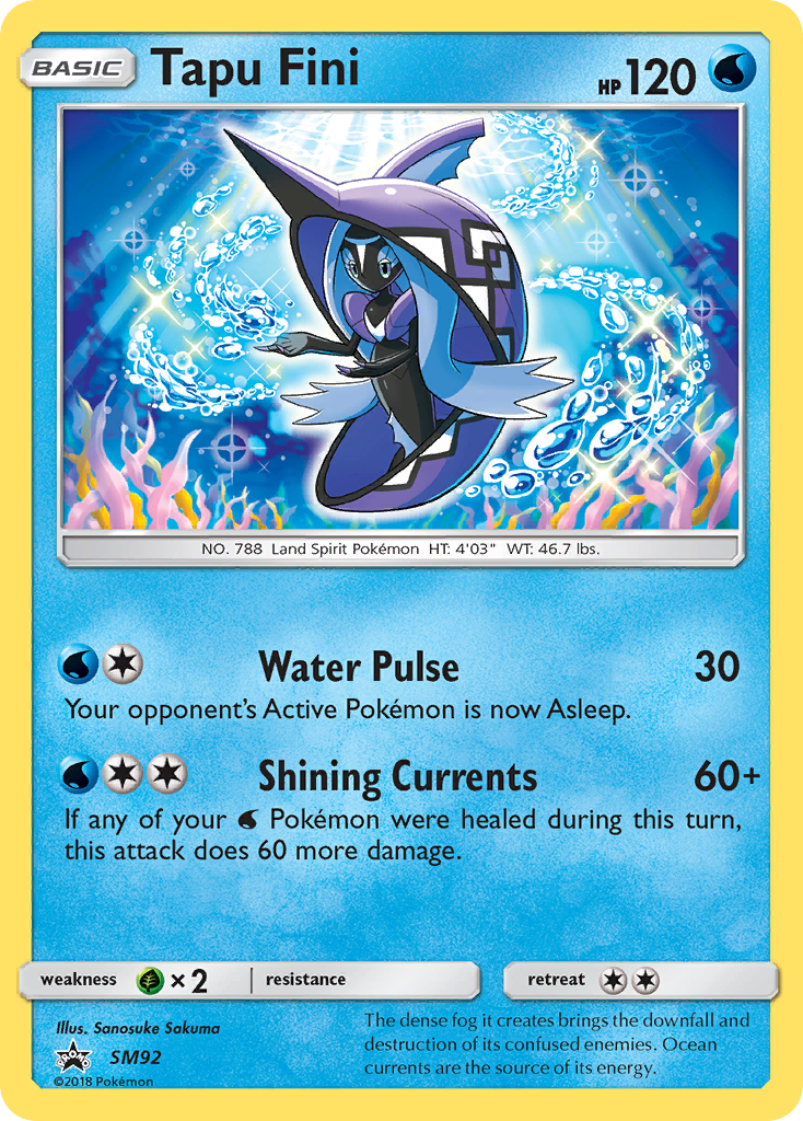 Tapu Fini — illustrated card