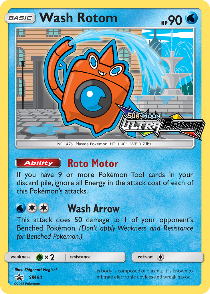 Wash Rotom — illustrated card