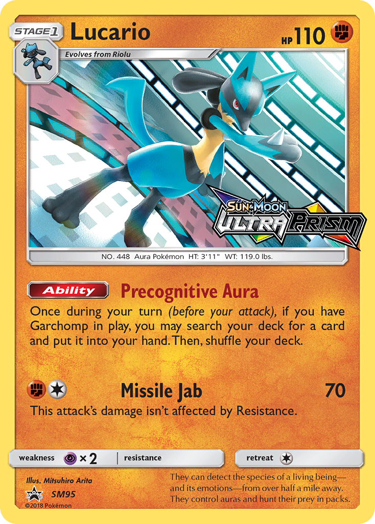 Lucario — illustrated card