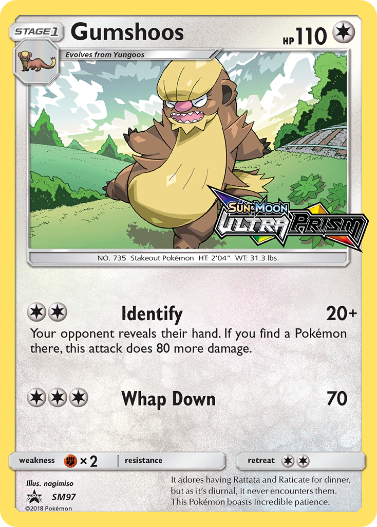 Gumshoos — illustrated card