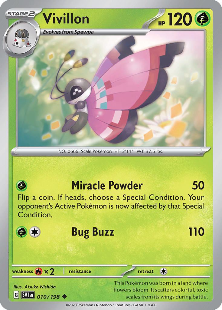 Vivillon — illustrated card